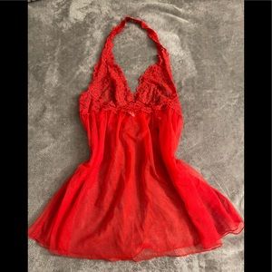 Red Lingerie Dress